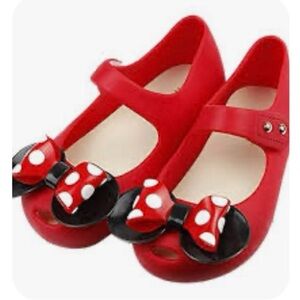 Mini Melissa Ultragirl Disney Twins III Mary Jane flats -Size 9.5 Or 10